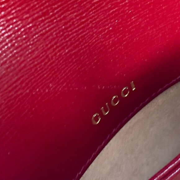 GUCCI 602204 GG Supreme Horsebit 1955 bag Shoulder Bag GG Supreme Beige/Red - Picture 2 of 16